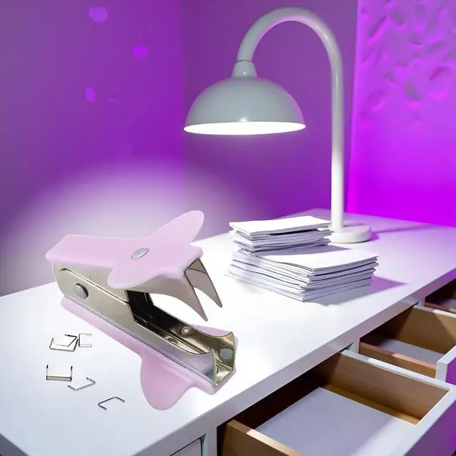 Alt view image 3 of 7 - Purple Stapler Puller, Stapler Removals Remover - Staple Puller Tool with Non-Slip Grip Wear-Resistant Supplies for Teachers, Students,and Home Desk Staplers, Manual Staplers