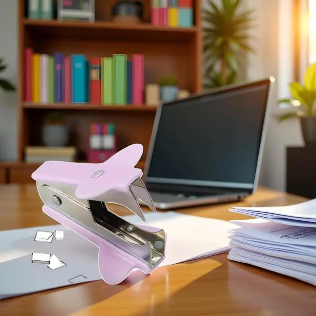 Alt view image 4 of 7 - Purple Stapler Puller, Stapler Removals Remover - Staple Puller Tool with Non-Slip Grip Wear-Resistant Supplies for Teachers, Students,and Home Desk Staplers, Manual Staplers