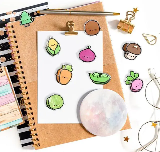 Alt view image 5 of 7 - 9PCS Cute Chip Clips, Fruit Shaped Bag Clips Kitchen Snack Bag Sealer | Airtight Seal, Food Storage, Funny Kitchen Clips for Bags, Snack Bag Clips