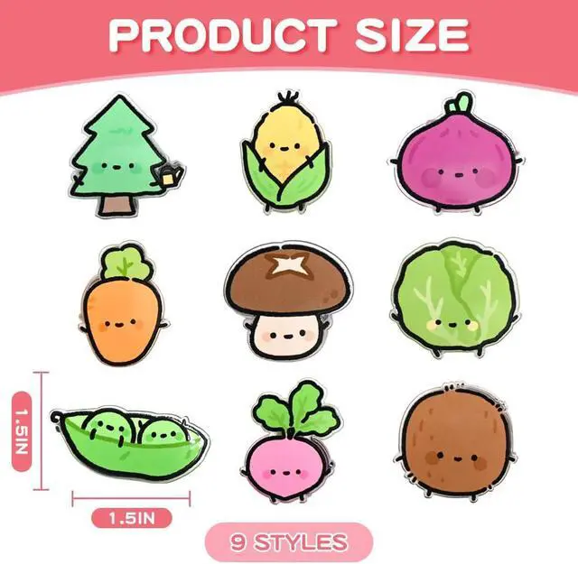 Alt view image 2 of 7 - 9PCS Cute Chip Clips, Fruit Shaped Bag Clips Kitchen Snack Bag Sealer | Airtight Seal, Food Storage, Funny Kitchen Clips for Bags, Snack Bag Clips