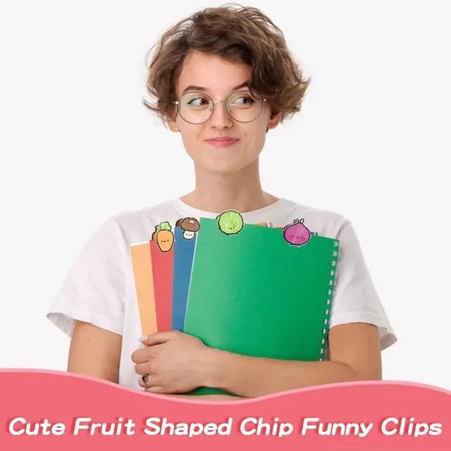 Alt view image 7 of 7 - 9PCS Cute Chip Clips, Fruit Shaped Bag Clips Kitchen Snack Bag Sealer | Airtight Seal, Food Storage, Funny Kitchen Clips for Bags, Snack Bag Clips