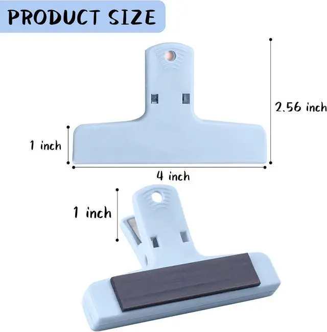 Alt view image 2 of 7 - Chip Clips, Magnetic Bag Clips, 9-Piece
