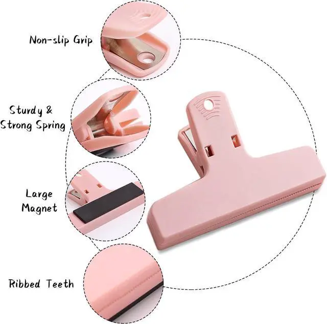 Alt view image 4 of 7 - Chip Clips, Magnetic Bag Clips, 9-Piece