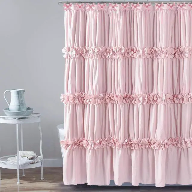 Alt view image 3 of 6 - CHICTIE Decorative Shower Curtain Hooks, Bow Knot Shower Curtain Rings Hooks for Bathroom Baby Kids Room Rustproof Shower Hooks (Pink)