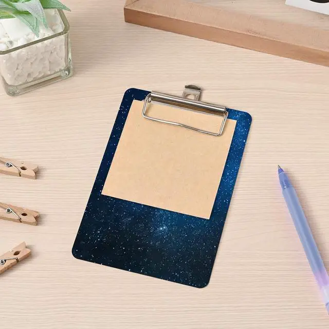 Alt view image 6 of 6 - Mini clipboard can Easily fit into Large Pockets, Purses, Small Notepad Suitable for Nurses, Students, Office and Men, Women (Star)