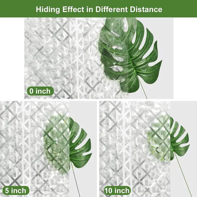 Alt view image 5 of 7 - UFRIDAY 75 inch Long Plastic Clear Shower Curtain Liner,Waterproof Shower Liner Transparent 3D Water Cube Bath Curtain 72x75 inches See Through Shower Curtains Liner Clear with 3 Strong Magnets