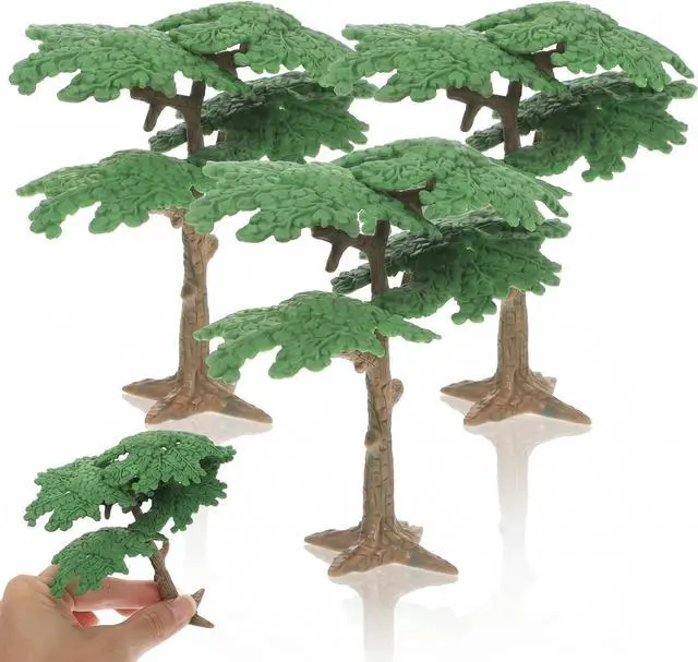 Main image of DOITOOL 3Pcs Fake Trees Model Cypress Miniature Artificial Tree Train Miniature Scenery Architecture Trees Railroad Diorama Tree Fake Plants for DIY Scenery Landscape Dollhouse