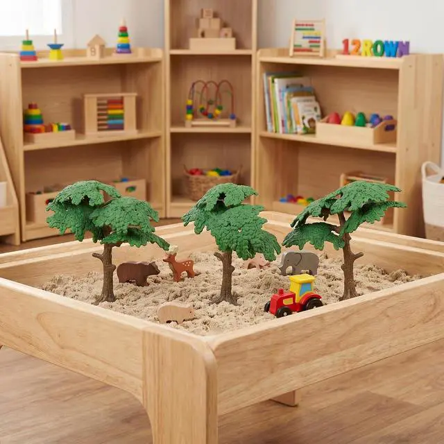 Alt view image 7 of 7 - DOITOOL 3Pcs Fake Trees Model Cypress Miniature Artificial Tree Train Miniature Scenery Architecture Trees Railroad Diorama Tree Fake Plants for DIY Scenery Landscape Dollhouse