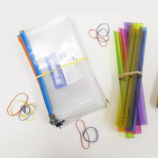 Alt view image 3 of 6 - BAZIC Products Assorted Size & Color Rubber Bands, 2 oz Bag | Stretch to bundle papers, Cards, Cash, Supplies
