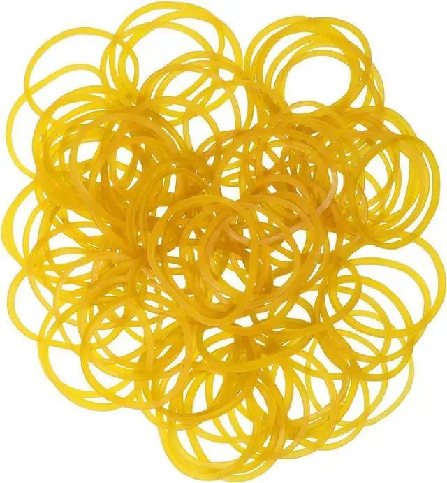Main image of Small Rubber Bands Elastic Stretchy Bands for Bank Money Bundles Bills Cash Wrapping Newspaper Rolling Paper Cards Office Home Supplies Hair Bows Tie Dye Art Craft Project, 100PCS (25mm)
