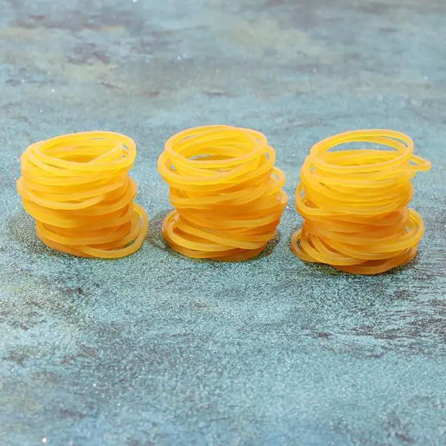 Alt view image 3 of 5 - Small Rubber Bands Elastic Stretchy Bands for Bank Money Bundles Bills Cash Wrapping Newspaper Rolling Paper Cards Office Home Supplies Hair Bows Tie Dye Art Craft Project, 100PCS (25mm)