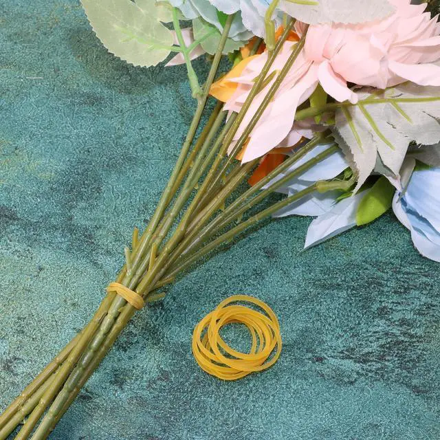 Alt view image 5 of 5 - Small Rubber Bands Elastic Stretchy Bands for Bank Money Bundles Bills Cash Wrapping Newspaper Rolling Paper Cards Office Home Supplies Hair Bows Tie Dye Art Craft Project, 100PCS (25mm)