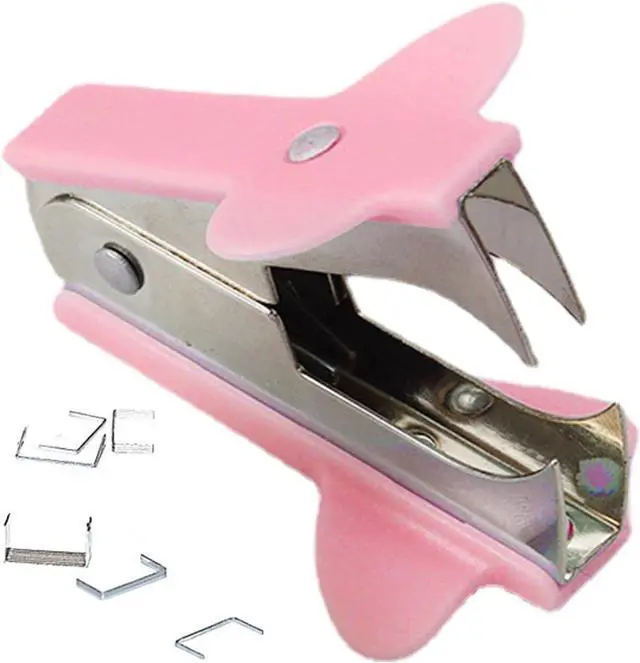 Alt view image 6 of 7 - Pink Staple Remover, Staple Puller Tool, Modern Plastic Office School Supplies