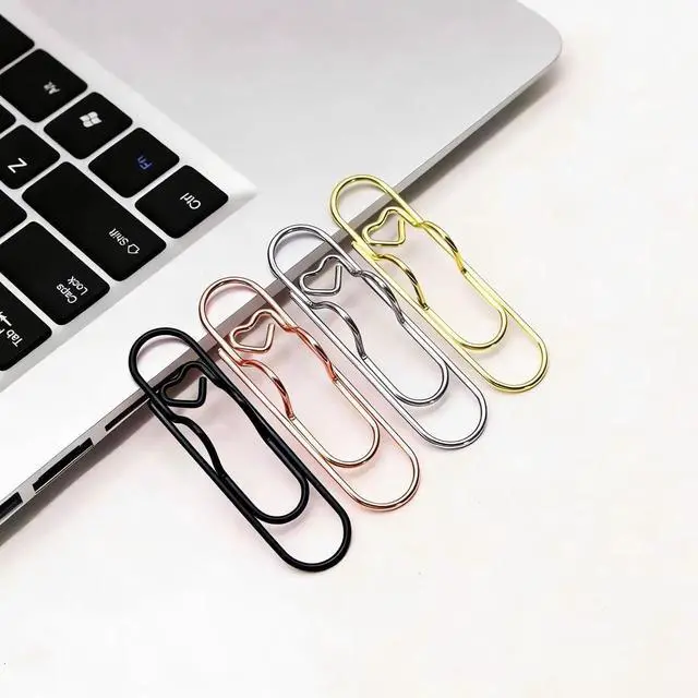 Alt view image 3 of 7 - 16 Pack Metal Pen Holder Clips, Stainless Steel Pen Loop Holders for Notebook Journal & Book, Ideal for School Office Students Teachers & Professionals, 4 Gold, 4 Rose Gold, 4 Silver & 4 Black