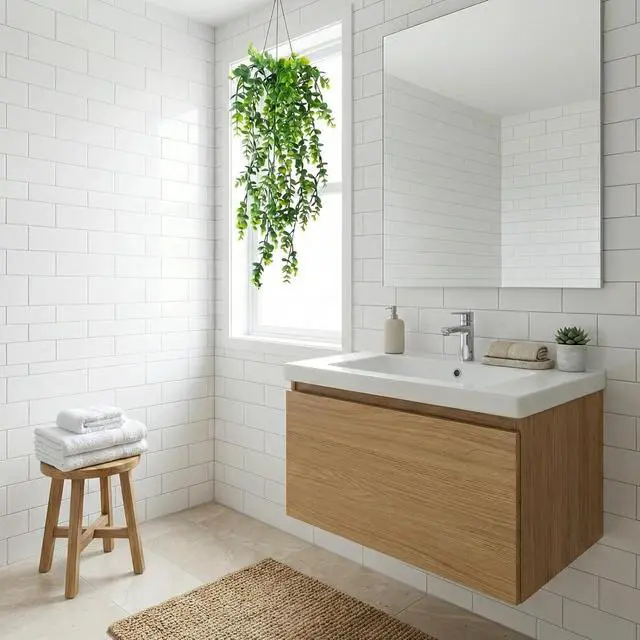 Alt view image 2 of 7 - 2 Pack Fake Hanging Plants, Artificial Potted Plants for Indoor Outdoor Decor - Realistic Faux Eucalyptus Vines in Pots for Boho Bathroom, Bedroom, Shelf, Porch Wall Decor, UV Resistant Greenery