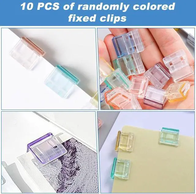 Alt view image 6 of 7 - Paper Clip Holder, Magnetic Paperclip Holders for Desk, No-n-slip Paperclip Dispenser Holder with 110pcs Clips for School Office Supplies(COLOR:white)