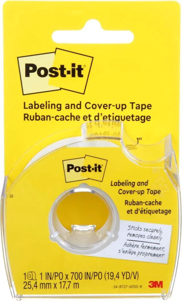 Main image of Post-it Labeling & Cover-Up Tape, 1 Roll, 1 in x 700 in (658)