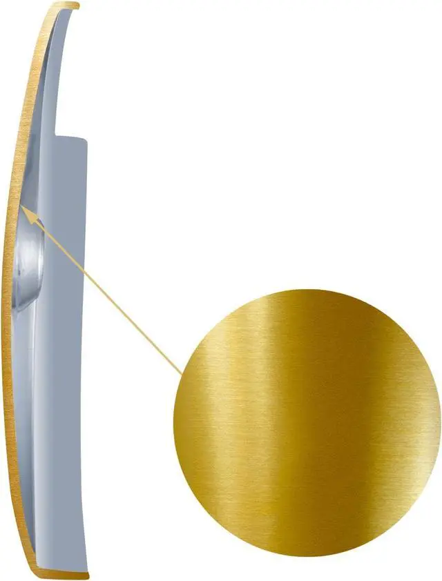 Alt view image 4 of 4 - Uni-Green Universal Tub Overflow Faceplate, Polished Chrome, Solid Brass Construction (2-Hole)