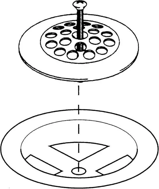 Alt view image 3 of 3 - Plumb Pak PP826-64 Bathtub Dome Grid Strainer with Screw, 3", Polished Chrome