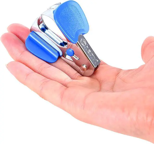 Alt view image 4 of 6 - MYUBWTF Eagle Staple Remover, Professional Staples Puller Removal Tool with Lock for School Office Home, Random Color (Blue)