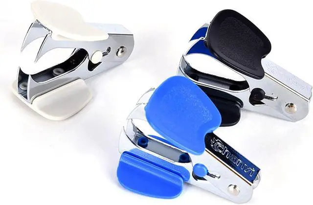 Alt view image 5 of 6 - MYUBWTF Eagle Staple Remover, Professional Staples Puller Removal Tool with Lock for School Office Home, Random Color (Blue)