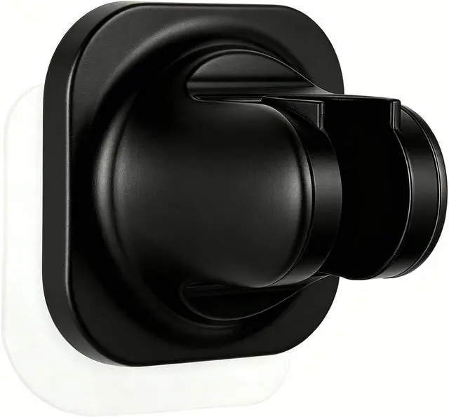 Main image of Handheld Shower Head Holder - 5 Positions Adjustable - Concealed Adhesive Mount with Screw Option- Bathroom Wall Mount Shower Hose Holder (Matte Black)