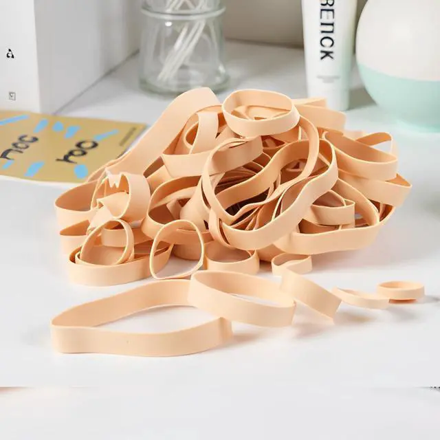 Alt view image 6 of 6 - Rubber Bands Assorted Sizes 65Pcs Wide Big Thick Elastic Bands Heavy Duty | Large Rubber Band for Office Supplies size105 size#82,size84,1.5in,2in