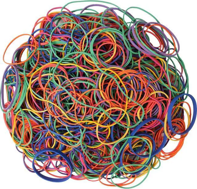 Alt view image 4 of 7 - 400Pcs Rubber Bands Assorted Sizes 0.5lb Multicolor Elastic Band Strong | Elasticity Heavy Duty Wide Thick Large Small Rubber Band for Office Supplies size:#16,#18,#19,#32,#33,#64,#117A