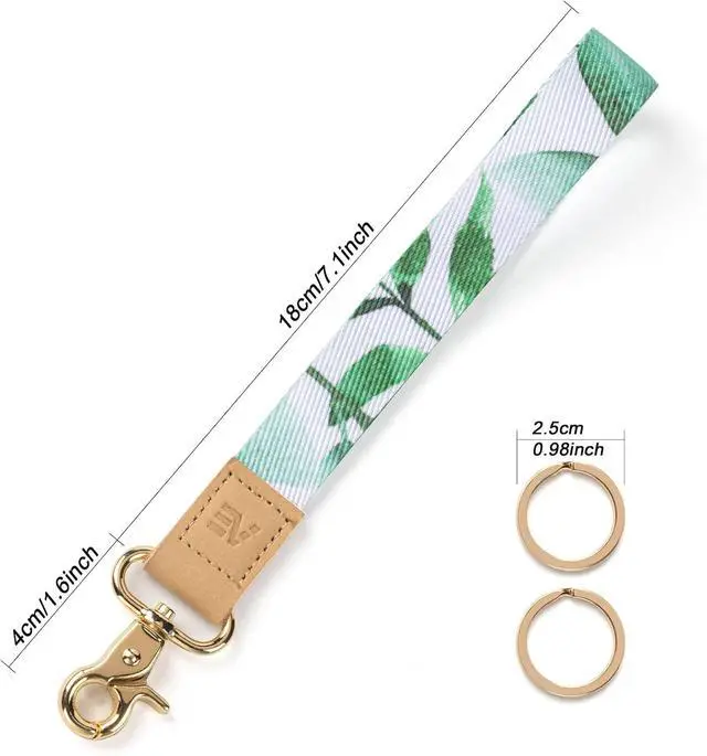 Alt view image 2 of 7 - Keychain Lanyard for Keys, Wristlet Key Chain for Women, Key Holder Lanyards with 2 keyrings