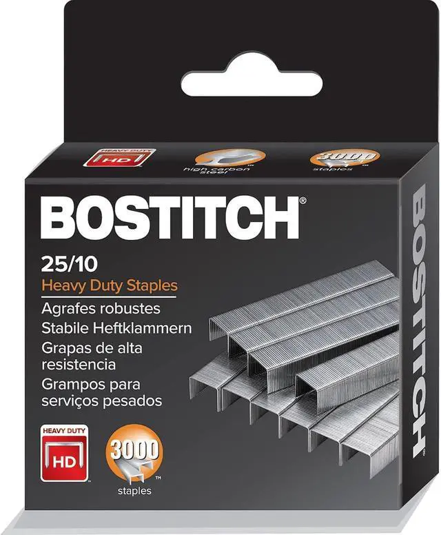 Alt view image 4 of 4 - PaperPro "Bostitch 25/10 High-Capacity Staples, 3/8"" Leg Length, 3000/Box (1962)", silver