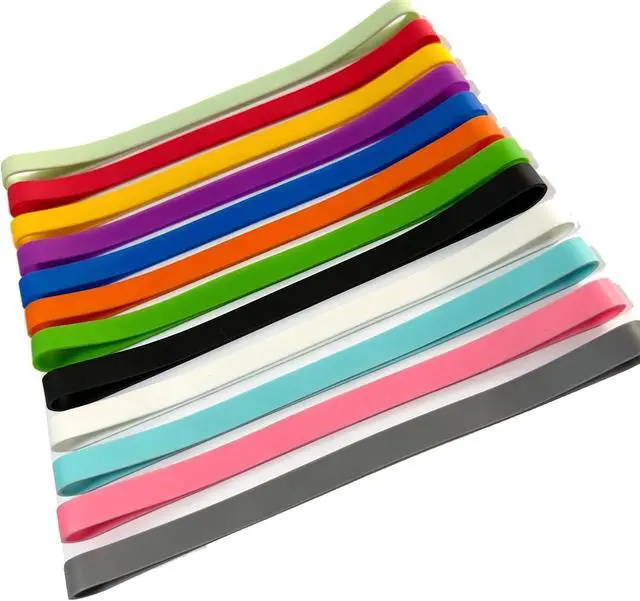 Alt view image 7 of 7 - Rubber Bands Silicone 12Pcs Large Heavy Duty Thick Wide 8in Elastic Bands | Strong Big Size Rubber bands for office supplies File Folders,Box, Books Colors