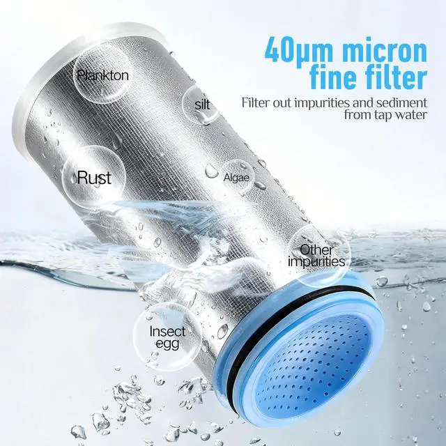 Alt view image 4 of 7 - Hard Water Shower Filters, Showerhead Filters for Filtering Sediment and Other Impurities, High Output Household Tap Water Purifiers for Kitchen Washing Machine Bathrooms