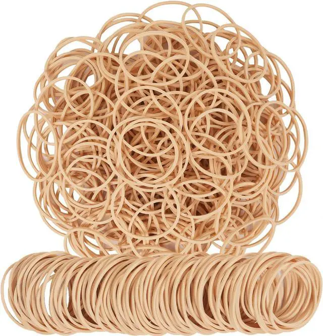 Main image of AIWOQI Rubber Bands Size16 Elastic Rubber Band #16 Light brown 600Pcs rubber bands office supplies File Folders Litter Box
