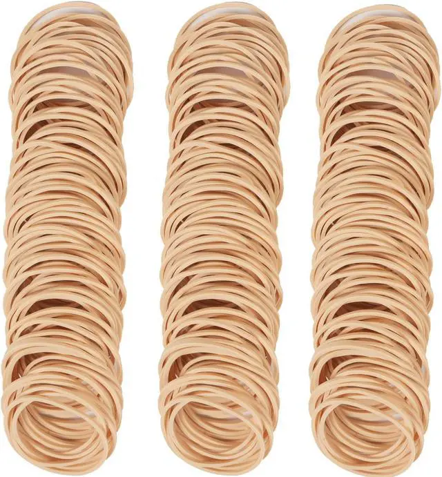 Alt view image 2 of 5 - AIWOQI Rubber Bands Size16 Elastic Rubber Band #16 Light brown 600Pcs rubber bands office supplies File Folders Litter Box