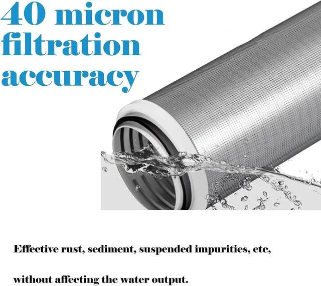 Alt view image 5 of 7 - Hard Water Shower Filters, Showerhead Filters for Filtering Sediment and Other Impurities, High Output Household Tap Water Purifiers for Kitchen Washing Machine Bathrooms