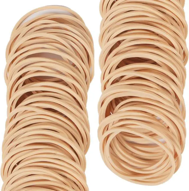 Alt view image 3 of 5 - AIWOQI Rubber Bands Size16 Elastic Rubber Band #16 Light brown 600Pcs rubber bands office supplies File Folders Litter Box
