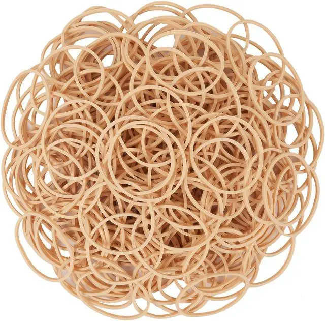 Alt view image 5 of 5 - AIWOQI Rubber Bands Size16 Elastic Rubber Band #16 Light brown 600Pcs rubber bands office supplies File Folders Litter Box