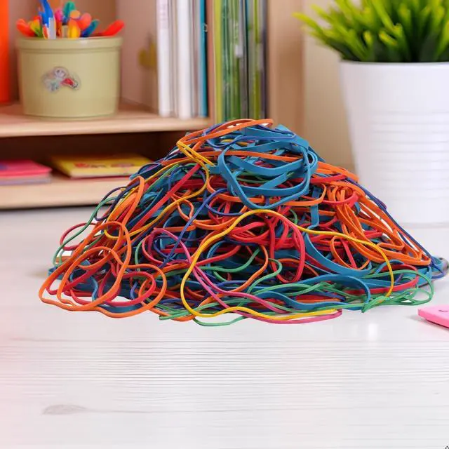 Alt view image 6 of 6 - Rubber Bands Assorted Sizes Large 0.5lb Size117A #117B, 8in, 4-4/5" x 1/8" | Heavy Duty Elastic Bands Tactical Rubber Band for Office Supplies Balloon Arch Trash Cans File Folders