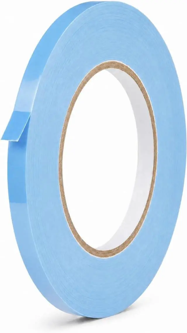 Main image of GGR Supplies UPVC-24BS Light Blue Poly Bag Sealing Tape, 3/8 Inch x 180 Yards, Bag Sealing Tape for Produce, Bakery, Candy, Food Packaging and Inventory Color Coding