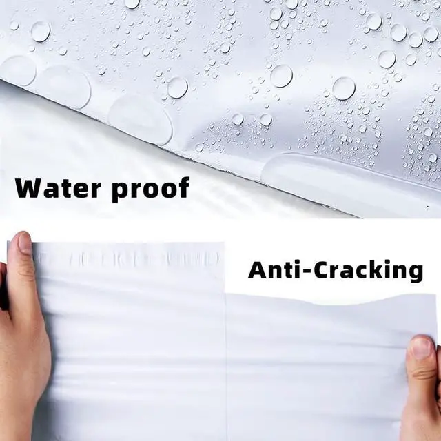 Alt view image 3 of 7 - POLYSELLS 10x13 White Poly Mailers 100 Pack Self Seal Shipping Bags | Waterproof tear resistant opaque mailing envelopes for clothing apparel accessories ecommerce sellers for small business