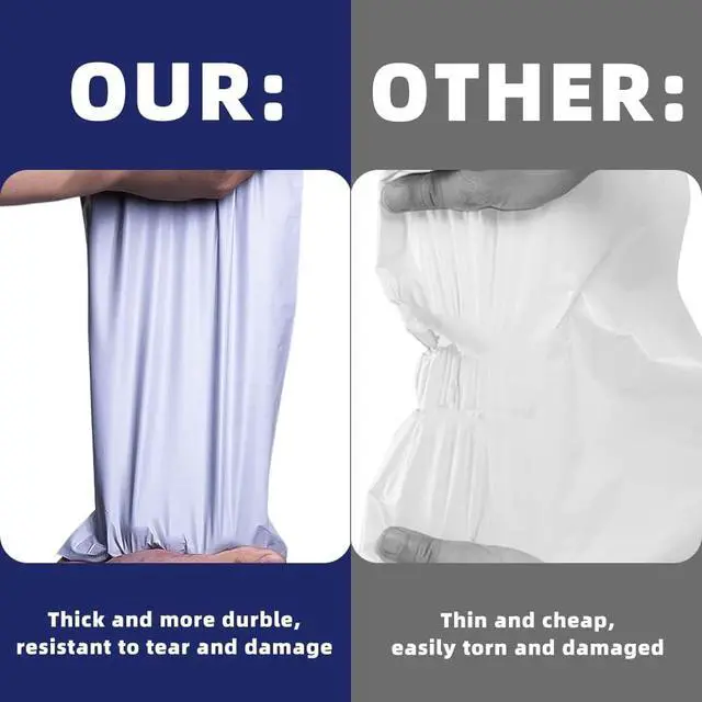 Alt view image 5 of 7 - POLYSELLS 10x13 White Poly Mailers 100 Pack Self Seal Shipping Bags | Waterproof tear resistant opaque mailing envelopes for clothing apparel accessories ecommerce sellers for small business