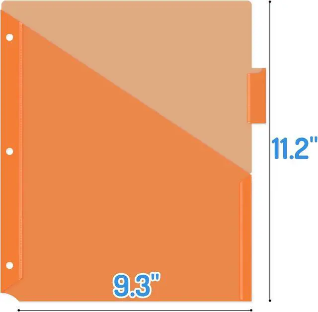 Alt view image 4 of 6 - Forvencer 5 Count Dividers with Pockets, 5 Tabs Dividers for 3 Ring Binder | Binder with Pockets, Subject Divider with Pocket, Premium Quality Notebook Divider with Pocket, Purple, 1 Set