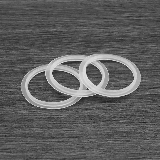 Alt view image 7 of 7 - ECSiNG 10PCS O-Rings Bath Plug Seal Ring Transparent Silicone Sealing Gasket Pop Up Basin Waste Seal for Push-Up Pop Up Sink Drain Plug Basin Plug 34mm ID 43mm OD