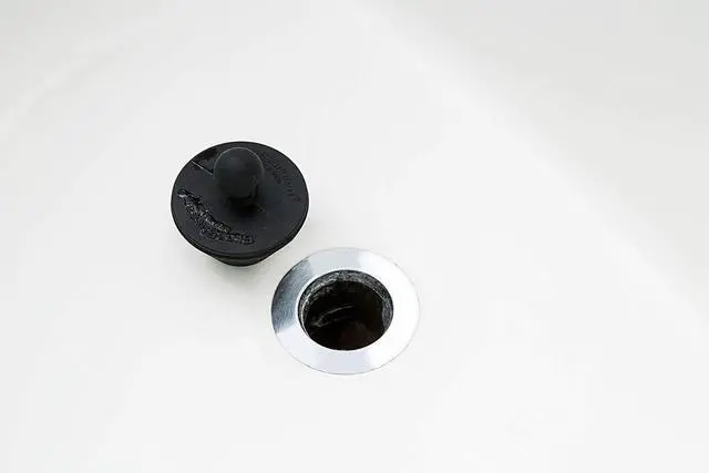Alt view image 5 of 7 - StopShroom Tub 2 Pack Universal Stopper for Bathtub and Bathroom Sink Drains, Black Plug 2pk, 2 Count
