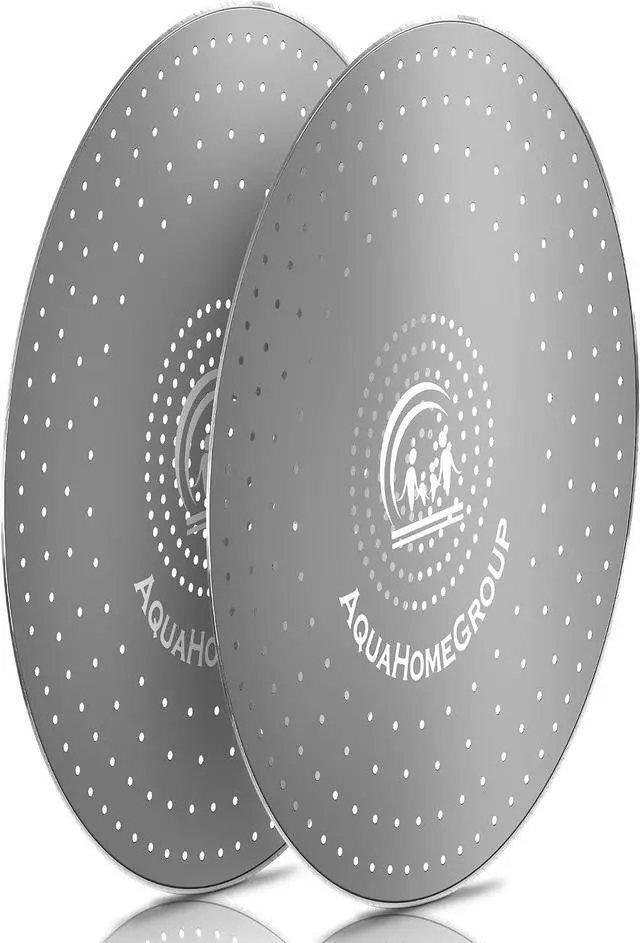 Main image of AquaHomeGroup Shower Head Spray Plates, 2-Pack, Restores Water Flow | replacement spray plates, 2-pack, restores shower water pressure, fits AquaHomeGroup filtered shower heads, easy swap