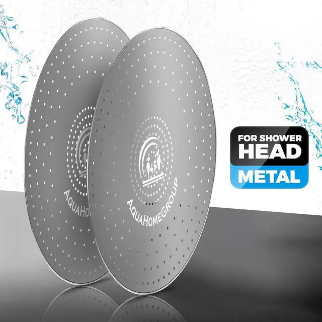 Alt view image 2 of 5 - AquaHomeGroup Shower Head Spray Plates, 2-Pack, Restores Water Flow | replacement spray plates, 2-pack, restores shower water pressure, fits AquaHomeGroup filtered shower heads, easy swap