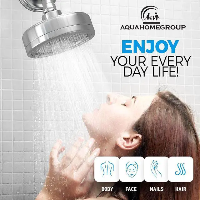 Alt view image 3 of 5 - AquaHomeGroup Shower Head Spray Plates, 2-Pack, Restores Water Flow | replacement spray plates, 2-pack, restores shower water pressure, fits AquaHomeGroup filtered shower heads, easy swap