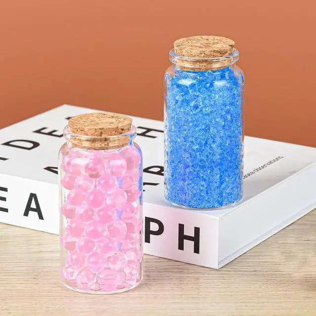 Alt view image 4 of 7 - 3PC100ML Empty Glass Jars with Cork Stoppers for DIY Art Crafts Projects Decoration Party Supplies and Wedding Party Favors for DIY Art Crafts Projects Decoration Party Supplies Wedding