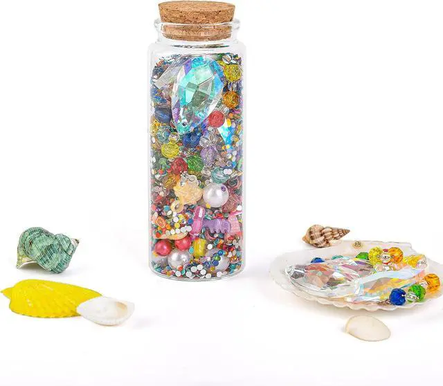 Alt view image 6 of 7 - 3PC100ML Empty Glass Jars with Cork Stoppers for DIY Art Crafts Projects Decoration Party Supplies and Wedding Party Favors for DIY Art Crafts Projects Decoration Party Supplies Wedding