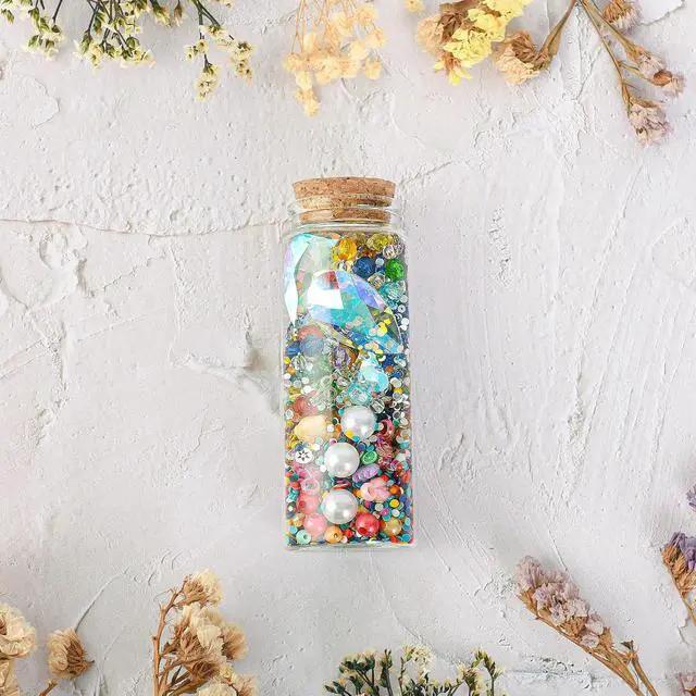 Alt view image 5 of 7 - 3PC100ML Empty Glass Jars with Cork Stoppers for DIY Art Crafts Projects Decoration Party Supplies and Wedding Party Favors for DIY Art Crafts Projects Decoration Party Supplies Wedding